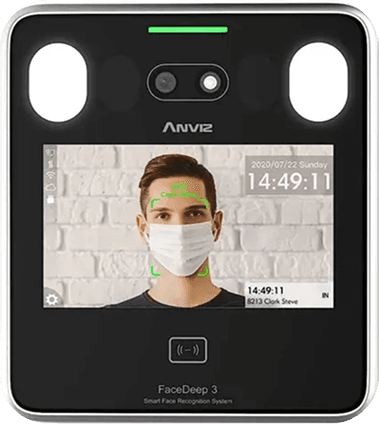 MB560-VL visible light face and fingerprint attendance terminal