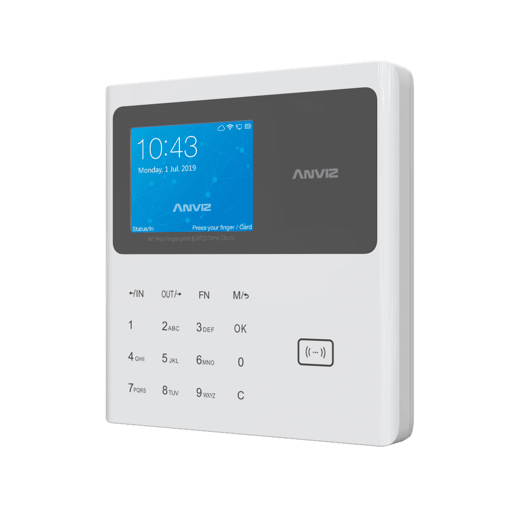 W1 Pro cloud-ready fingerprint and RFID attendance terminal